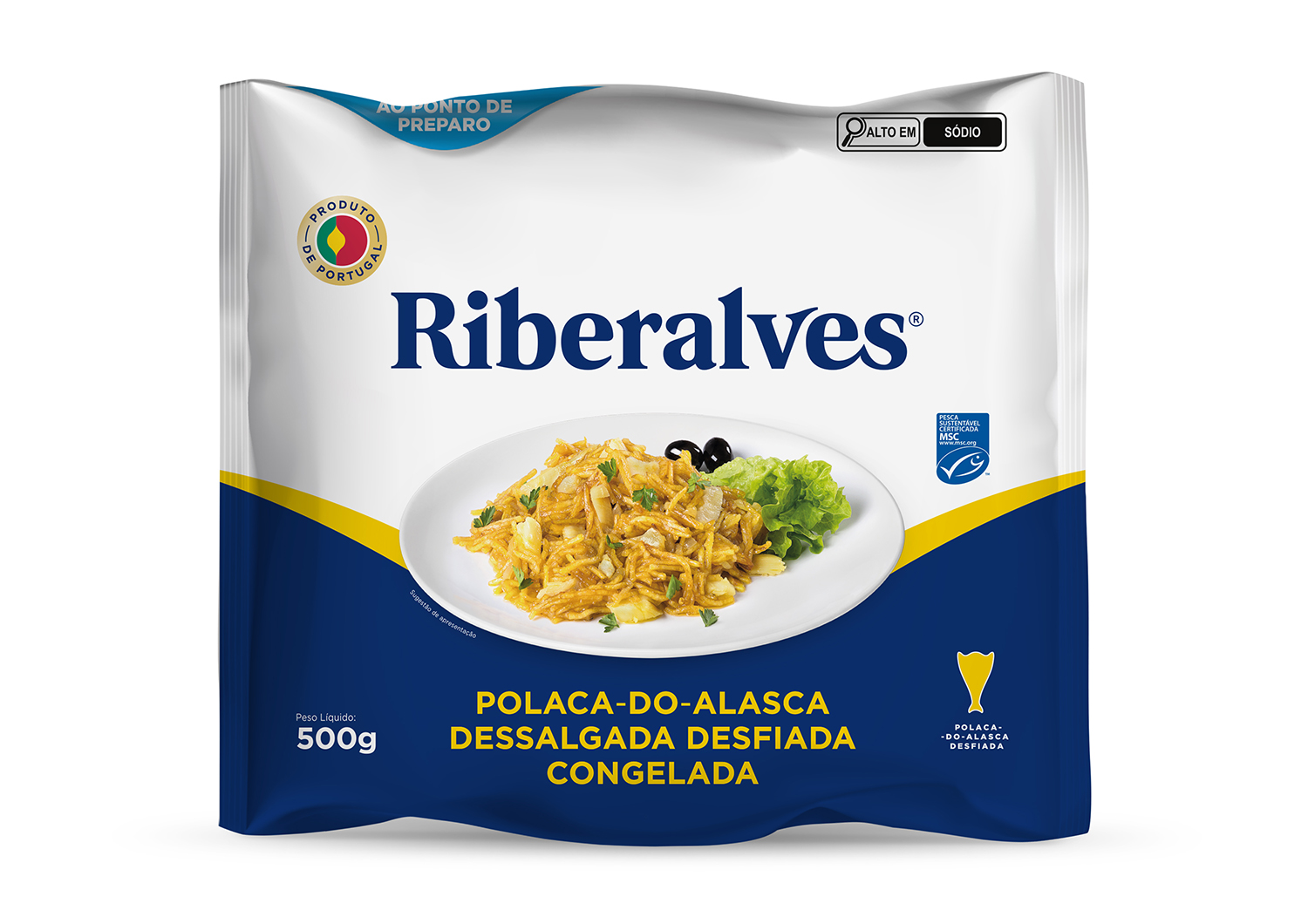 Polaca-do-Alasca Desfiada
