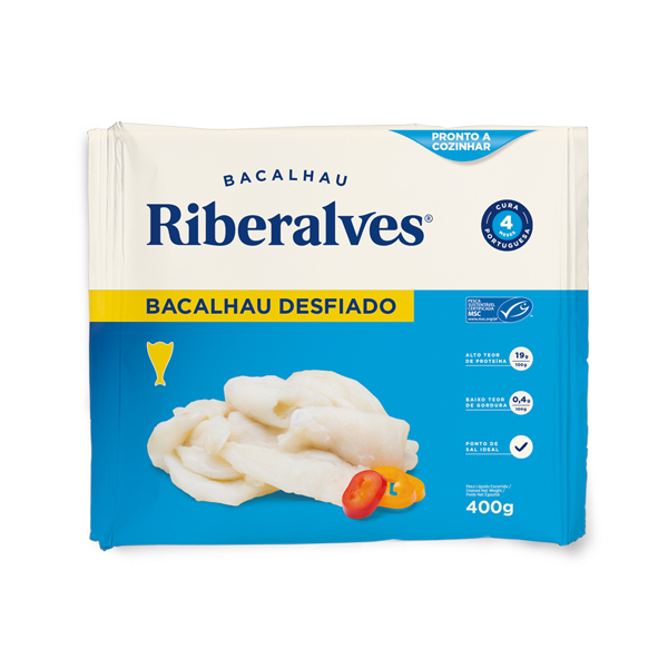 Bacalhau Desfiado 400g Riberalves