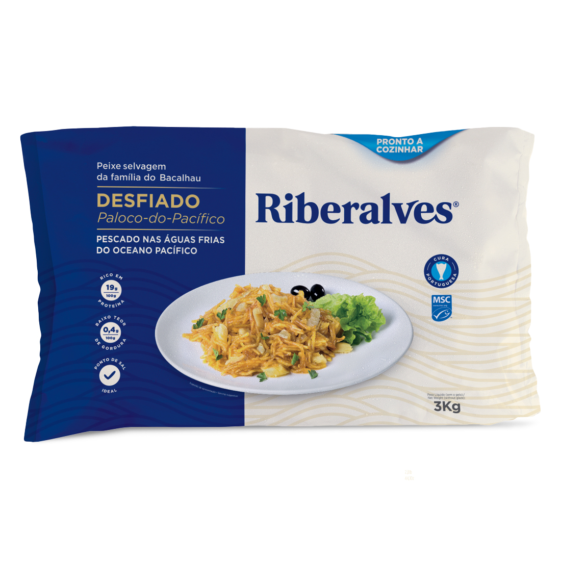 Shredded Pollock Bag 3kg