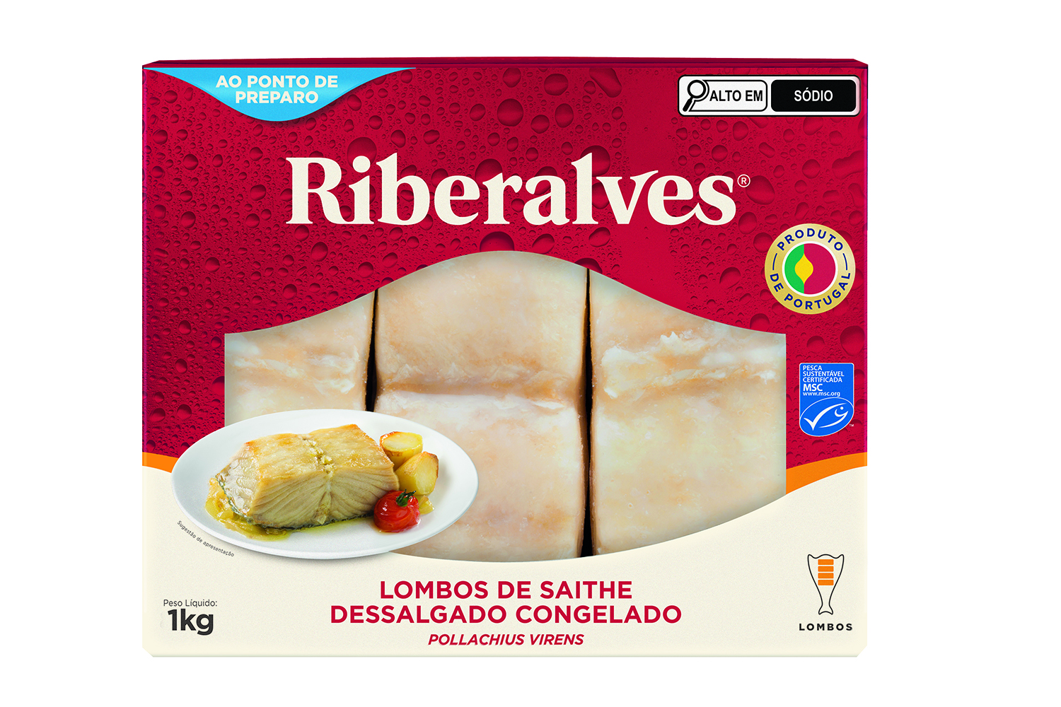 Lombos de Saithe 1kg