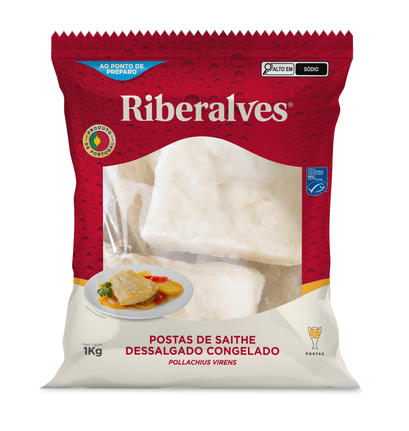 Postas de Saithe 1Kg